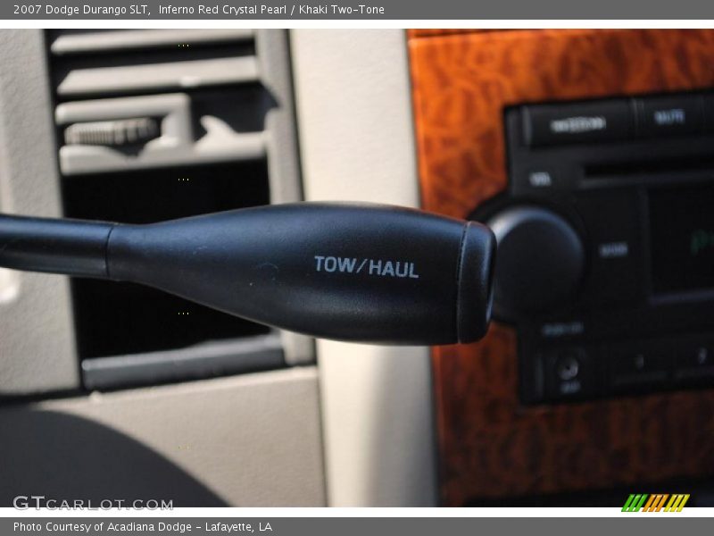 Inferno Red Crystal Pearl / Khaki Two-Tone 2007 Dodge Durango SLT