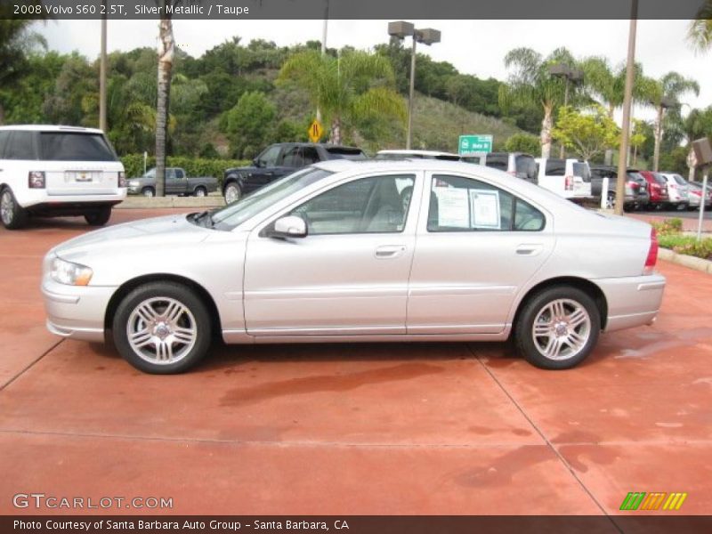 Silver Metallic / Taupe 2008 Volvo S60 2.5T