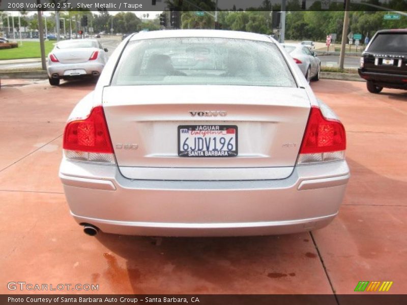 Silver Metallic / Taupe 2008 Volvo S60 2.5T