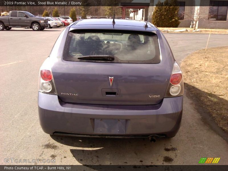 Steel Blue Metallic / Ebony 2009 Pontiac Vibe