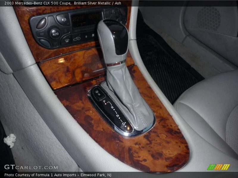Brilliant Silver Metallic / Ash 2003 Mercedes-Benz CLK 500 Coupe