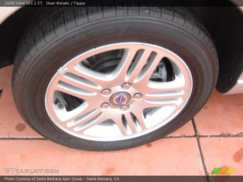 Silver Metallic / Taupe 2008 Volvo S60 2.5T