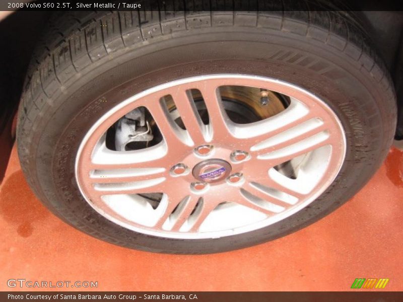 Silver Metallic / Taupe 2008 Volvo S60 2.5T