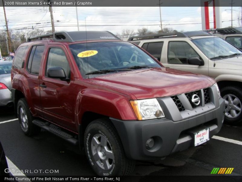 Red Brawn / Graphite 2008 Nissan Xterra S 4x4