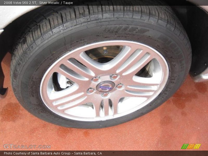 Silver Metallic / Taupe 2008 Volvo S60 2.5T
