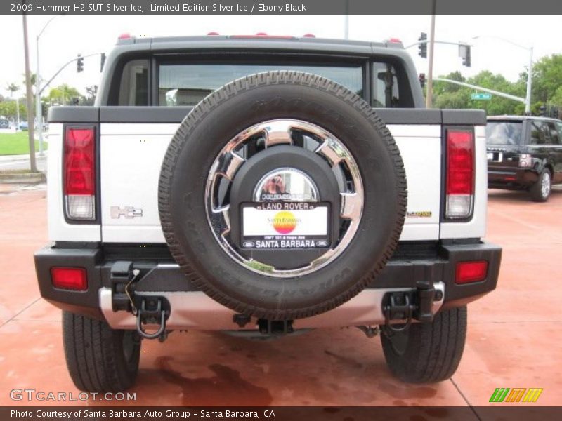 Limited Edition Silver Ice / Ebony Black 2009 Hummer H2 SUT Silver Ice