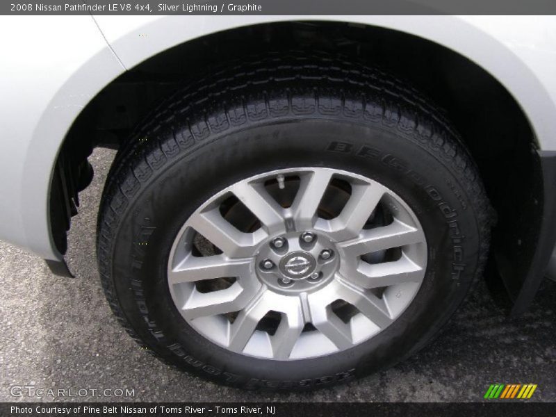 Silver Lightning / Graphite 2008 Nissan Pathfinder LE V8 4x4