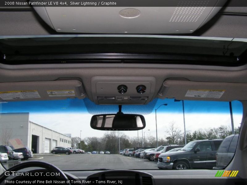 Silver Lightning / Graphite 2008 Nissan Pathfinder LE V8 4x4