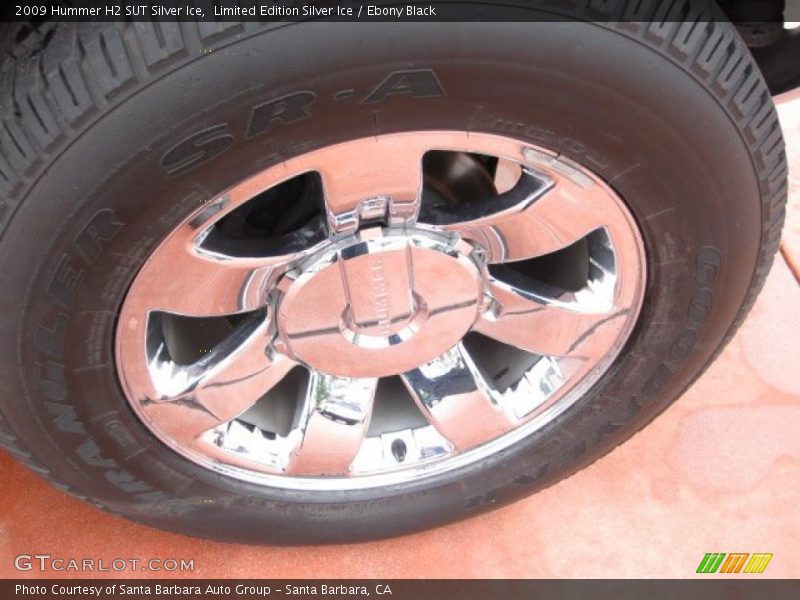 Limited Edition Silver Ice / Ebony Black 2009 Hummer H2 SUT Silver Ice