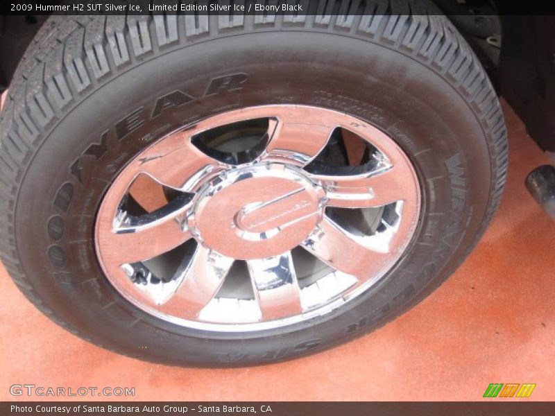Limited Edition Silver Ice / Ebony Black 2009 Hummer H2 SUT Silver Ice