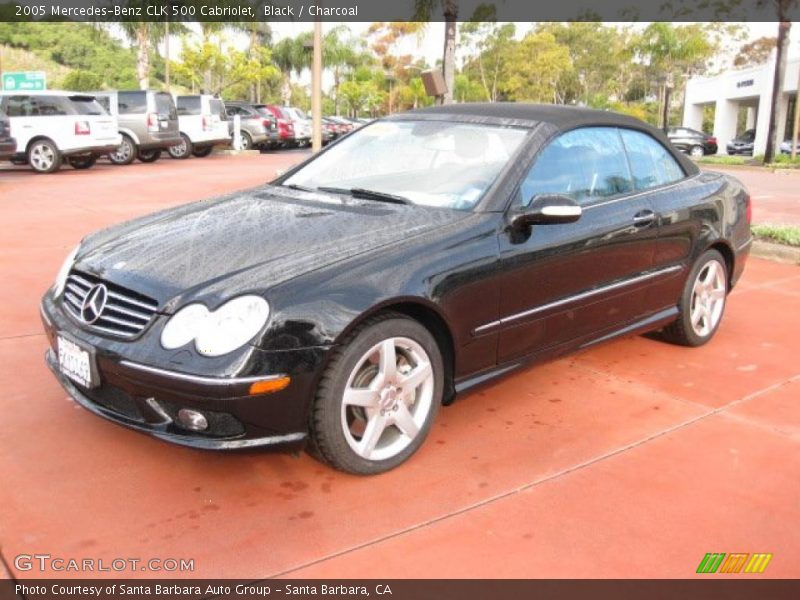 Black / Charcoal 2005 Mercedes-Benz CLK 500 Cabriolet