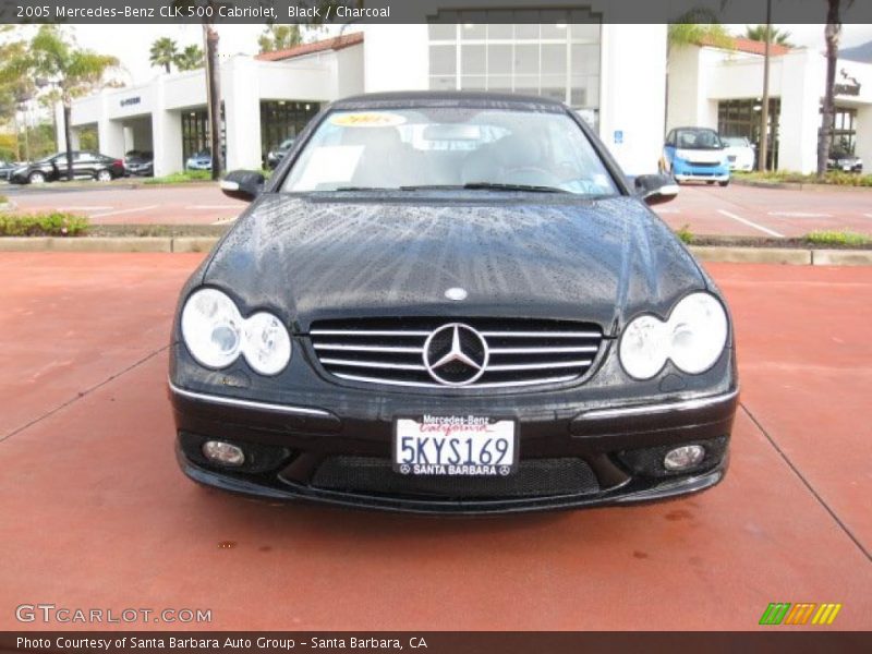 Black / Charcoal 2005 Mercedes-Benz CLK 500 Cabriolet