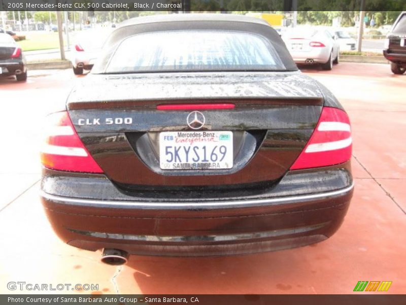 Black / Charcoal 2005 Mercedes-Benz CLK 500 Cabriolet