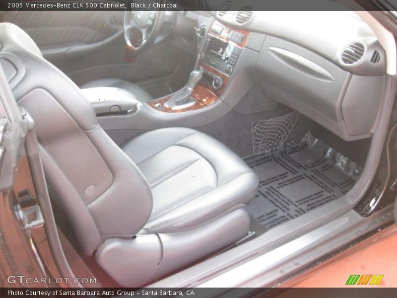 Black / Charcoal 2005 Mercedes-Benz CLK 500 Cabriolet