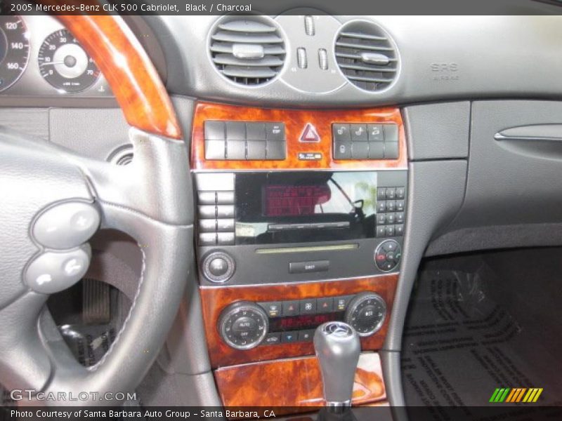 Controls of 2005 CLK 500 Cabriolet