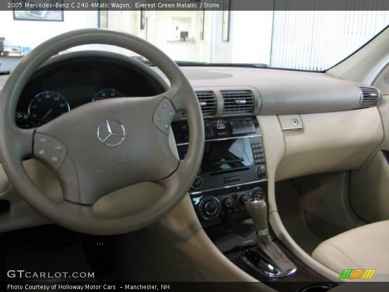 Everest Green Metallic / Stone 2005 Mercedes-Benz C 240 4Matic Wagon