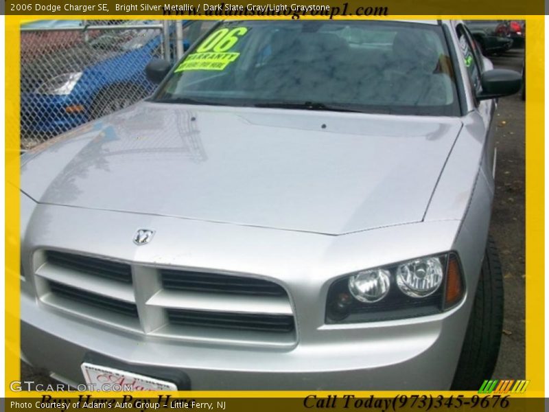 Bright Silver Metallic / Dark Slate Gray/Light Graystone 2006 Dodge Charger SE