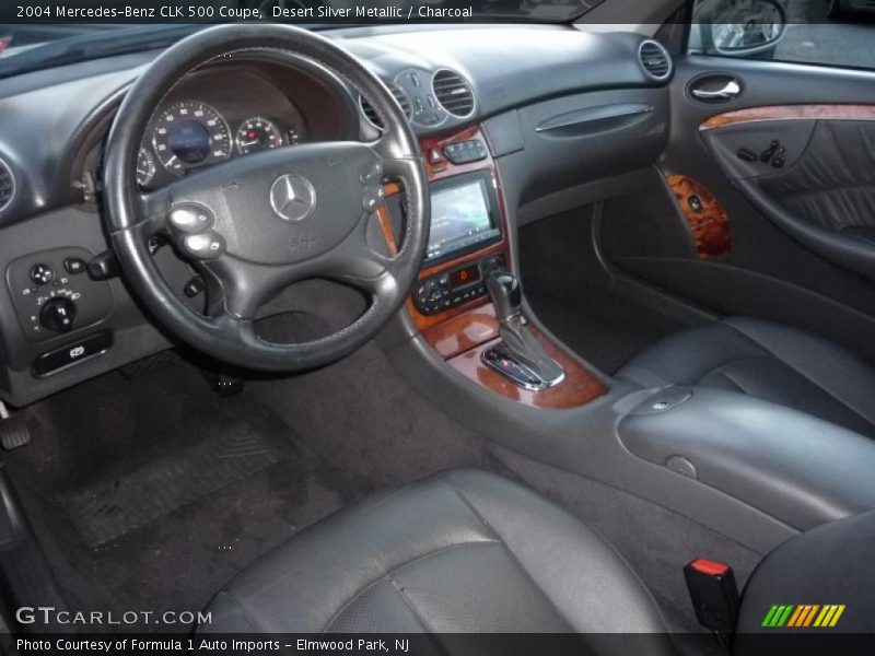Charcoal Interior - 2004 CLK 500 Coupe 