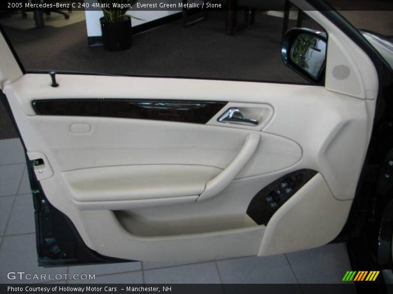 Everest Green Metallic / Stone 2005 Mercedes-Benz C 240 4Matic Wagon