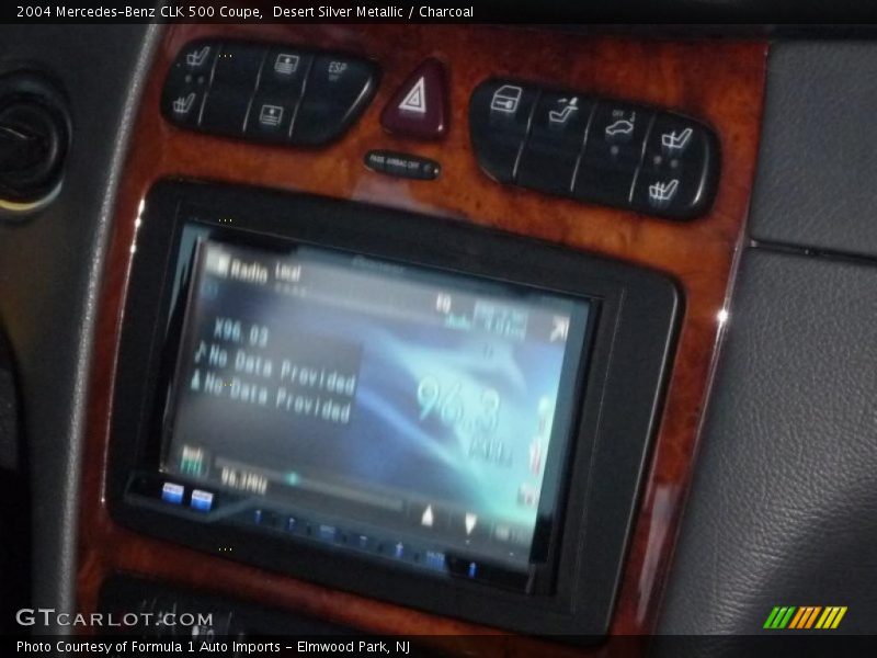 Desert Silver Metallic / Charcoal 2004 Mercedes-Benz CLK 500 Coupe