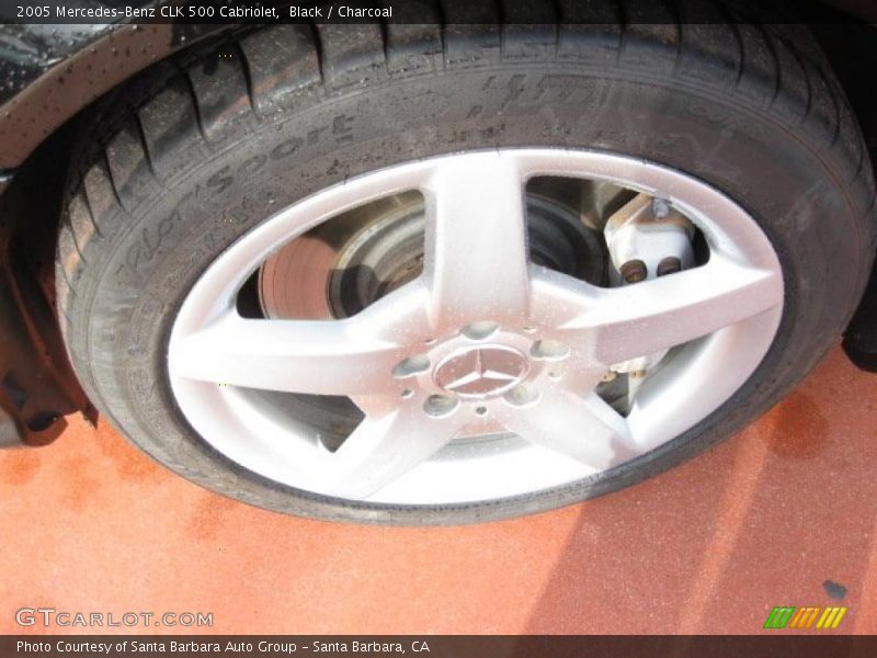 Black / Charcoal 2005 Mercedes-Benz CLK 500 Cabriolet
