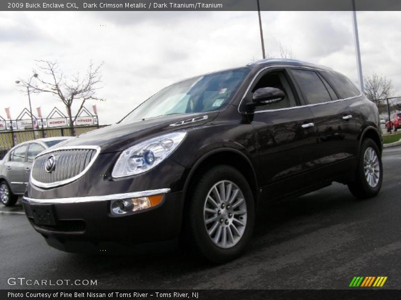 Dark Crimson Metallic / Dark Titanium/Titanium 2009 Buick Enclave CXL