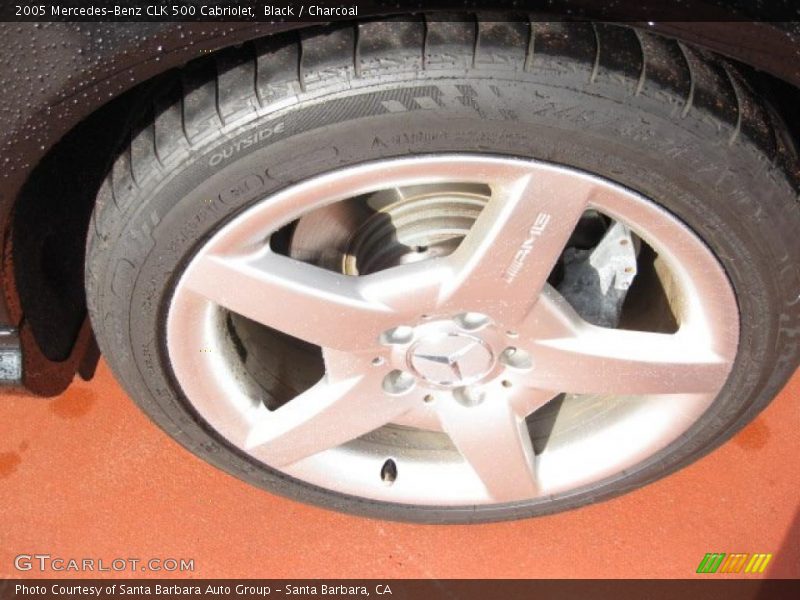 Black / Charcoal 2005 Mercedes-Benz CLK 500 Cabriolet
