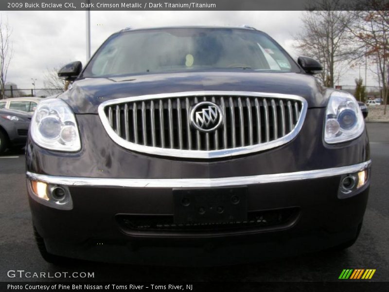 Dark Crimson Metallic / Dark Titanium/Titanium 2009 Buick Enclave CXL