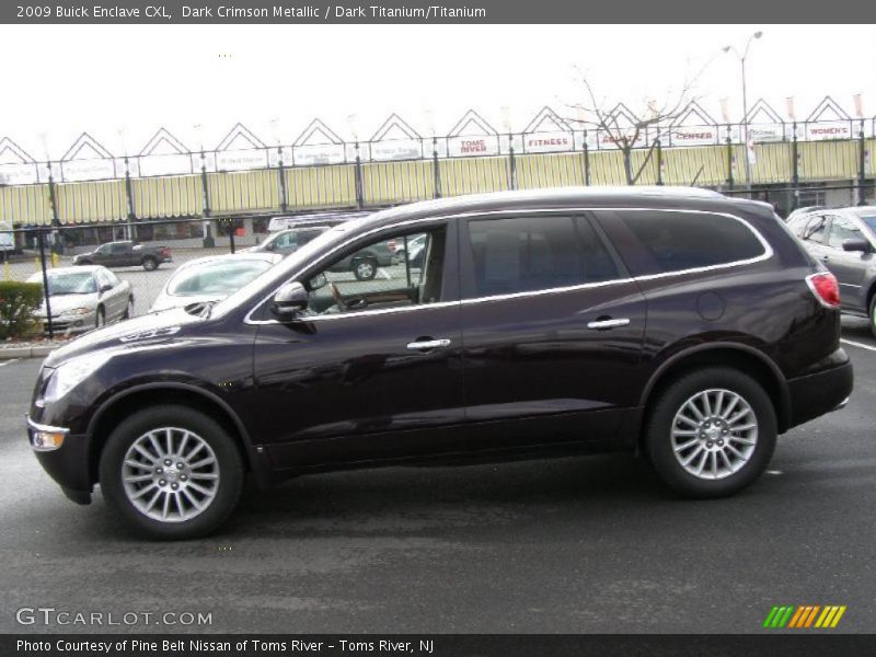 Dark Crimson Metallic / Dark Titanium/Titanium 2009 Buick Enclave CXL