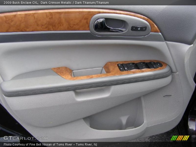 Dark Crimson Metallic / Dark Titanium/Titanium 2009 Buick Enclave CXL