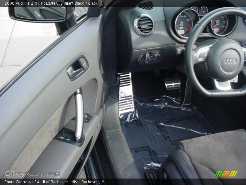 Brilliant Black / Black 2008 Audi TT 2.0T Roadster