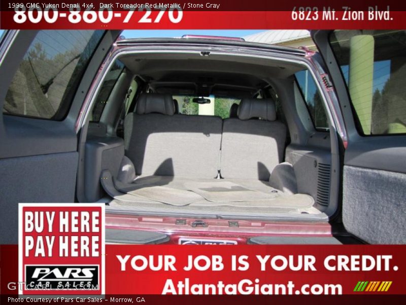 Dark Toreador Red Metallic / Stone Gray 1999 GMC Yukon Denali 4x4