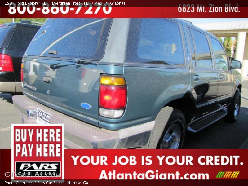 Evergreen Frost Pearl / Medium Graphite 1997 Ford Explorer XLT