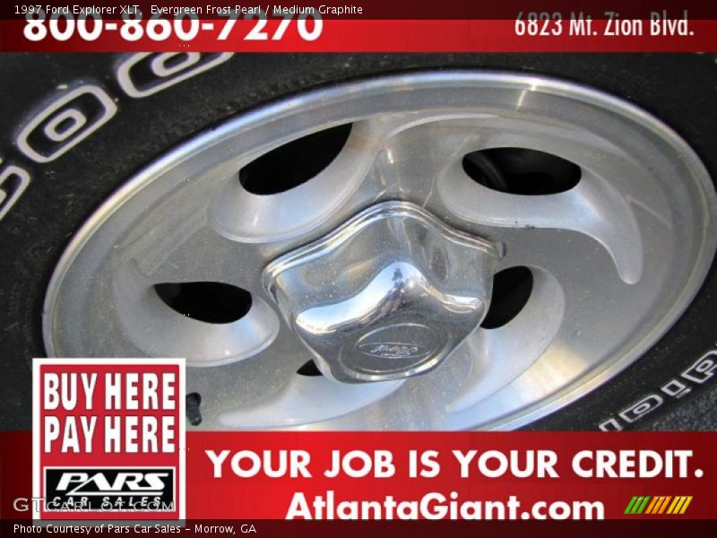 Evergreen Frost Pearl / Medium Graphite 1997 Ford Explorer XLT