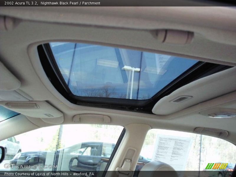 Sunroof of 2002 TL 3.2