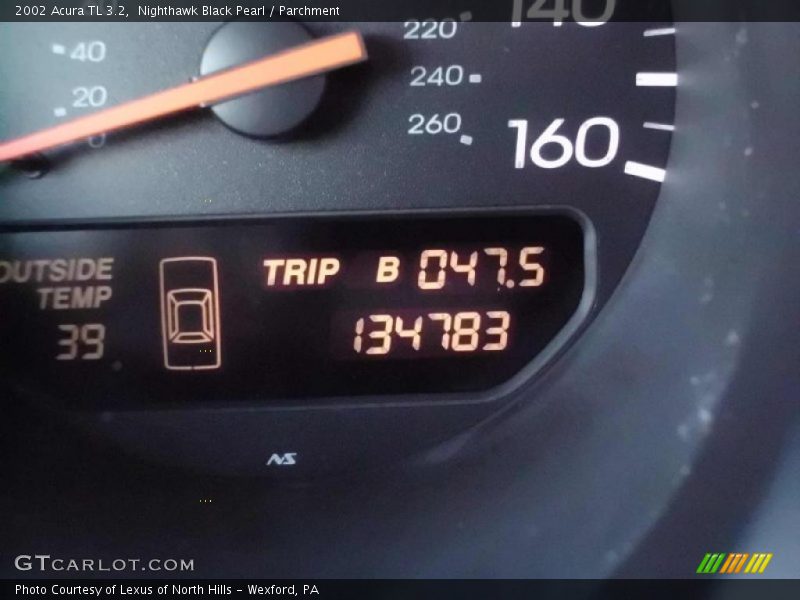 Nighthawk Black Pearl / Parchment 2002 Acura TL 3.2