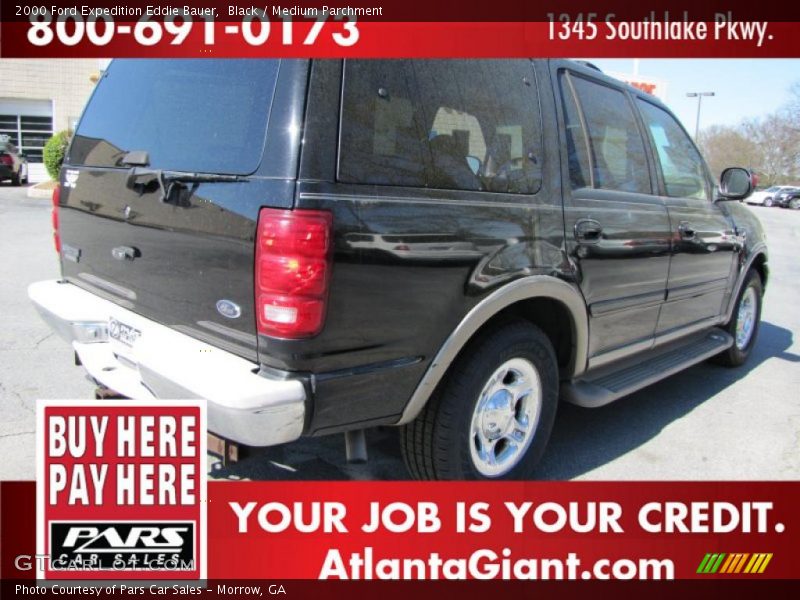 Black / Medium Parchment 2000 Ford Expedition Eddie Bauer