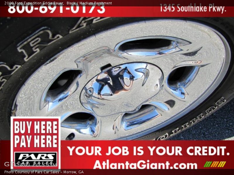 Black / Medium Parchment 2000 Ford Expedition Eddie Bauer