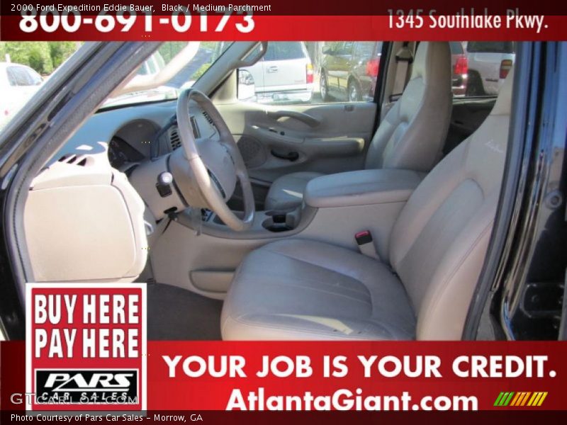 Black / Medium Parchment 2000 Ford Expedition Eddie Bauer