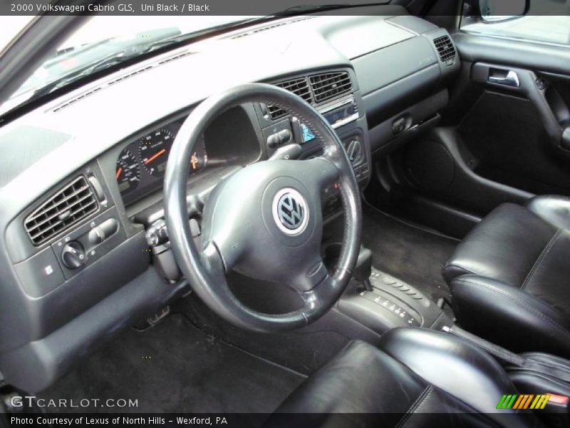  2000 Cabrio GLS Black Interior