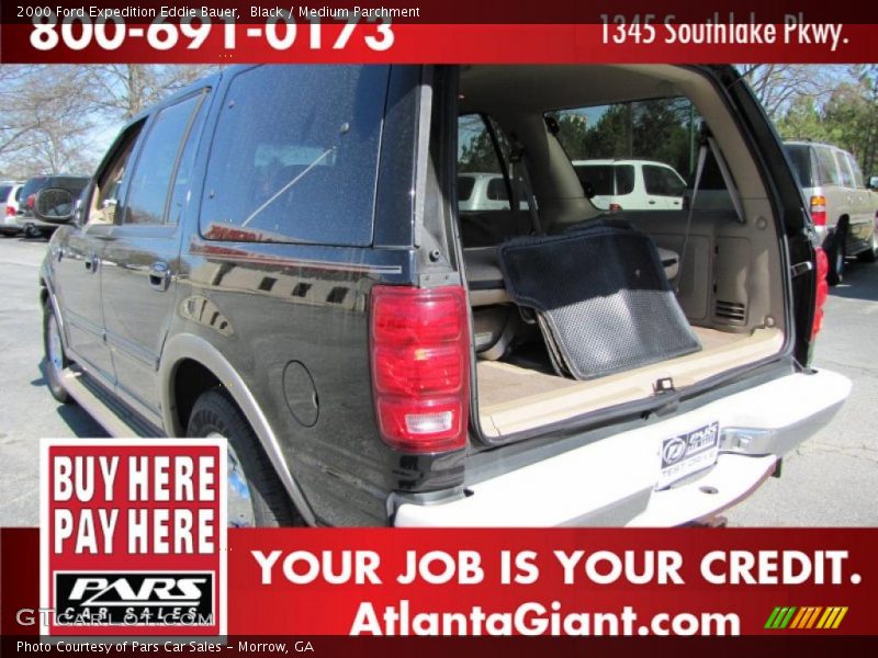 Black / Medium Parchment 2000 Ford Expedition Eddie Bauer