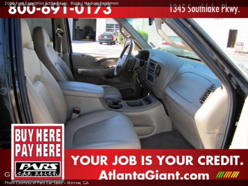 Black / Medium Parchment 2000 Ford Expedition Eddie Bauer