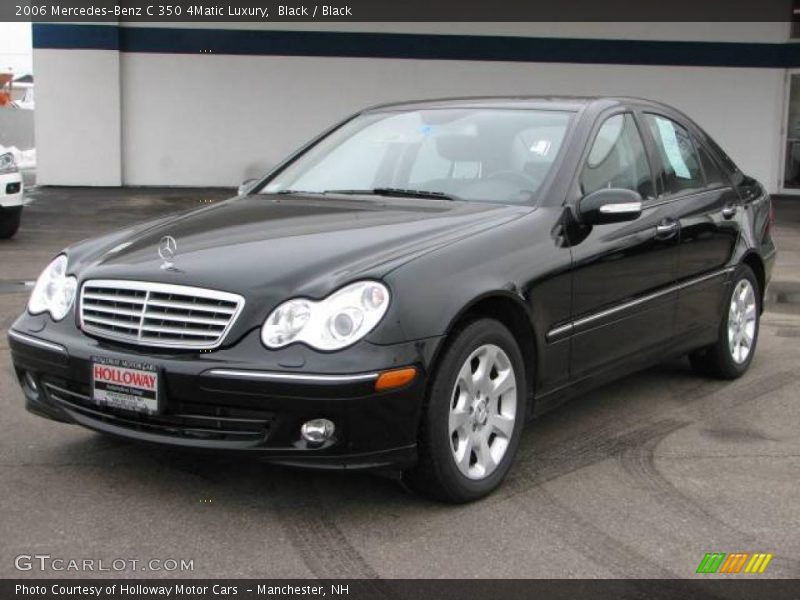 Black / Black 2006 Mercedes-Benz C 350 4Matic Luxury