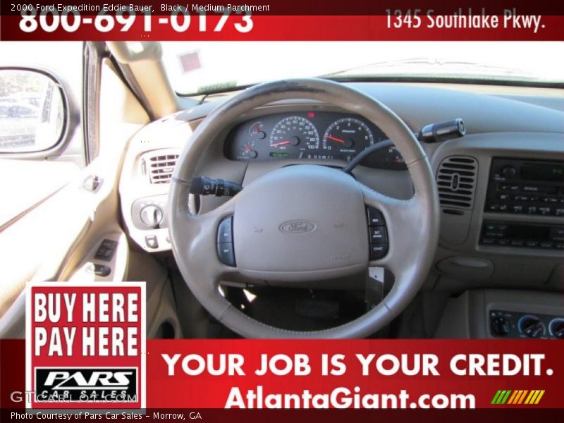 Black / Medium Parchment 2000 Ford Expedition Eddie Bauer