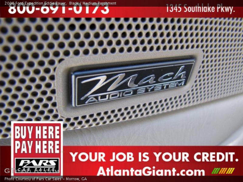 Black / Medium Parchment 2000 Ford Expedition Eddie Bauer