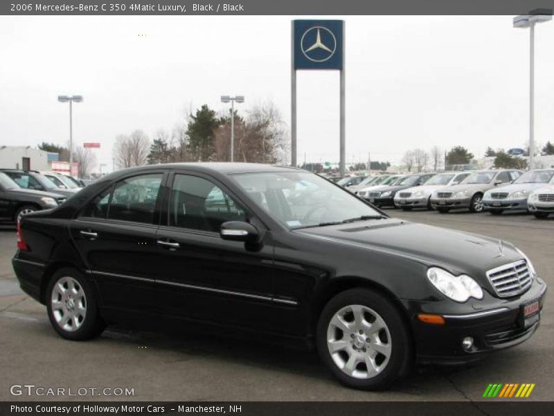 Black / Black 2006 Mercedes-Benz C 350 4Matic Luxury
