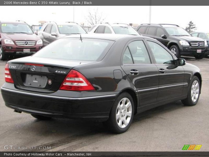 Black / Black 2006 Mercedes-Benz C 350 4Matic Luxury