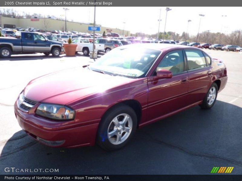 Sport Red Metallic / Neutral Beige 2005 Chevrolet Impala LS