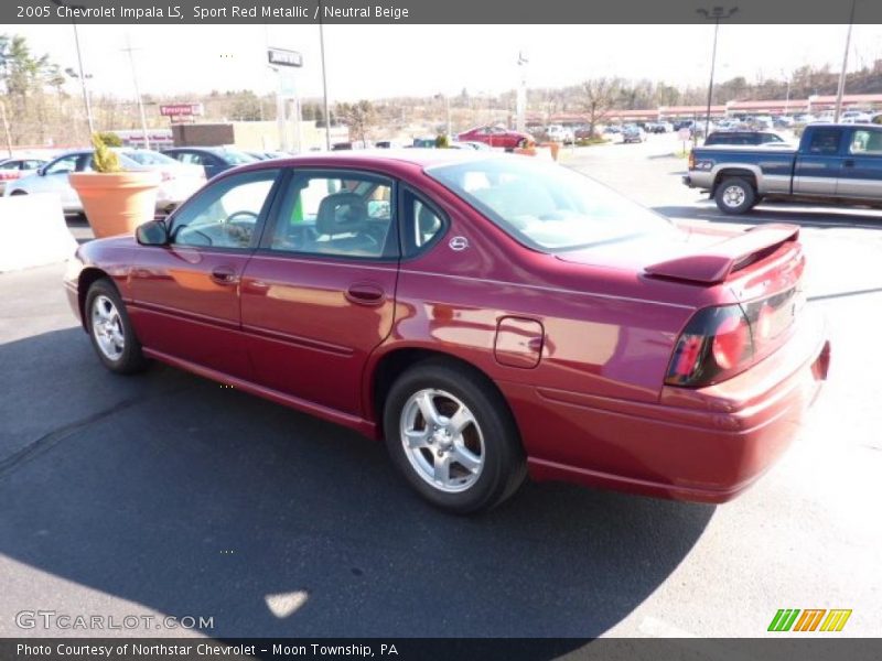 Sport Red Metallic / Neutral Beige 2005 Chevrolet Impala LS