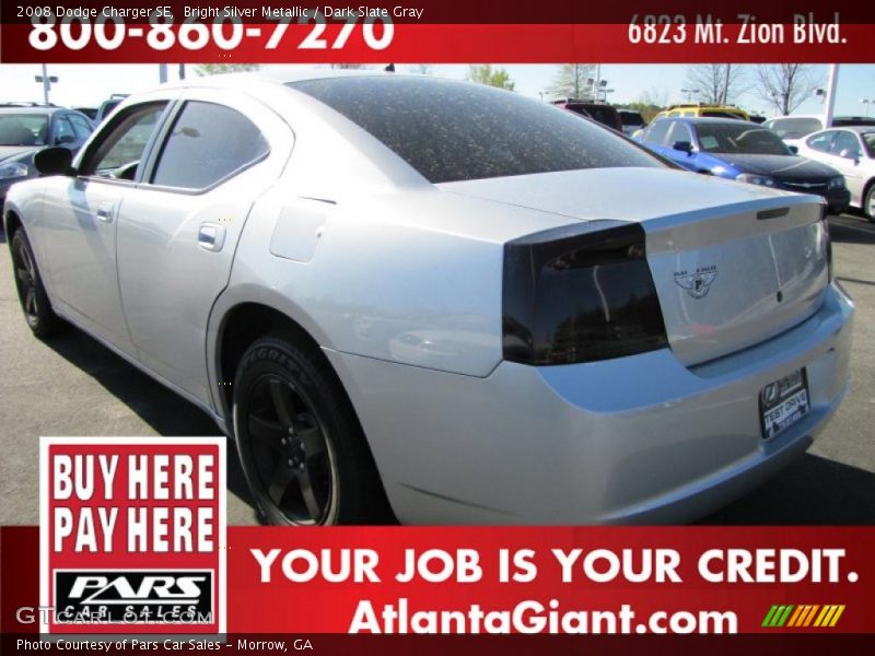 Bright Silver Metallic / Dark Slate Gray 2008 Dodge Charger SE